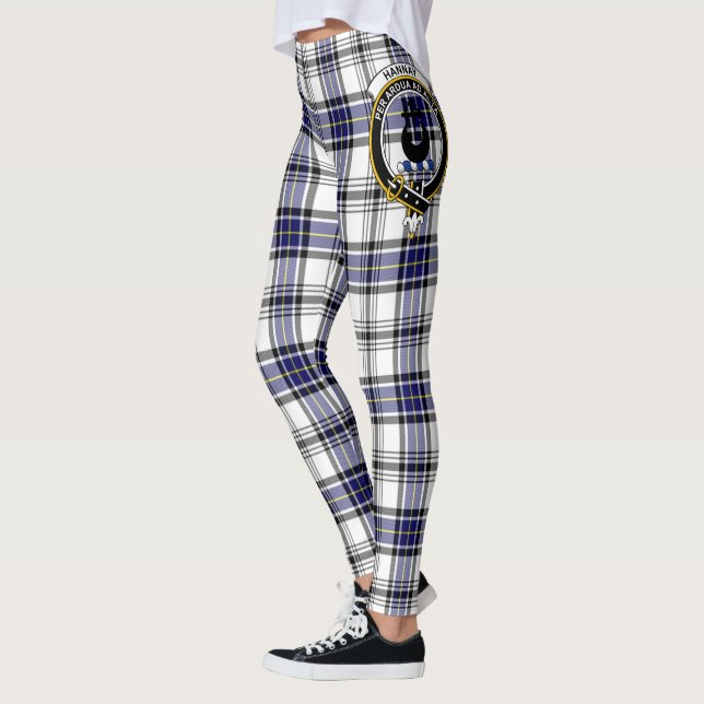 Scotstee Clan Hannay Crest Tartan Women Leggings (Esquerda)