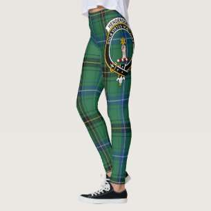 Scotstee Clan Henderson Crest Tartan Women Legging