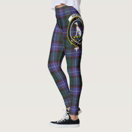 Scotstee Clan Hunter Crest Tartan Women Leggings