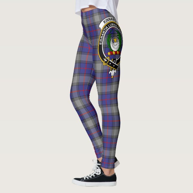 Scotstee Clan Kinnaird Crest Tartan Women Leggings (Esquerda)