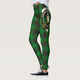 Scotstee Clan Logie Crest Tartan Women Leggings