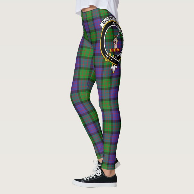 Scotstee Clan MacBrayne Crest Tartan Women Legging (Esquerda)