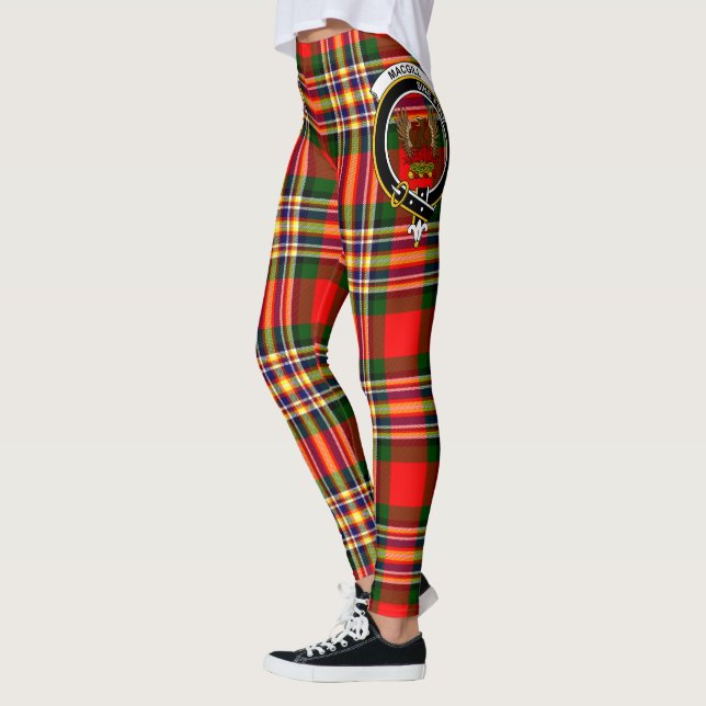 Scotstee Clan MacGill Crest Tartan Women Leggings (Esquerda)