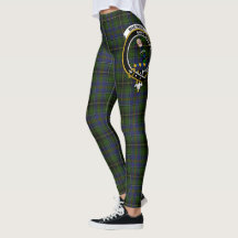 Scotstee Clan MacInnes Crest Tartan Women Leggings