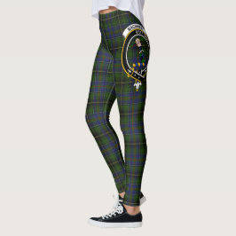 Scotstee Clan MacInnes Crest Tartan Women Leggings
