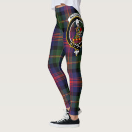 Scotstee Clan MacLennan Crest Tartan Women Legging