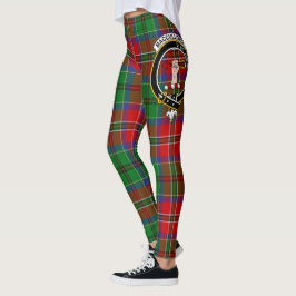 Scotstee Clan McCulloch Crest Tartan Women Legging