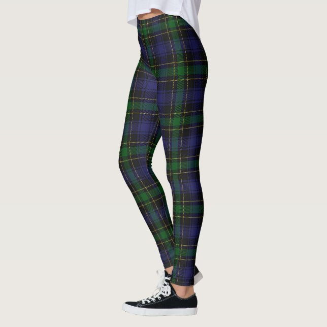 Scotstee Clan Mowat Ancient Tartan Women Leggings (Esquerda)
