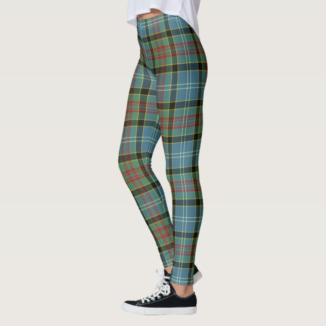 Scotstee Clan Paisley Tartan Women Leggings (Esquerda)