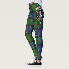 Scotstee Clan Paterson Crest Tartan Women Leggings