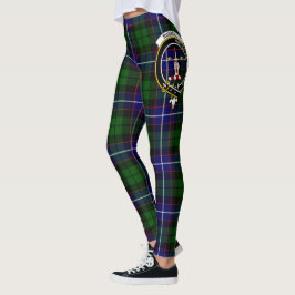Scotstee Clan Russell Crest Tartan Women Leggings