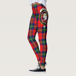 Scotstee Clan Ruthven Crest Tartan Women Leggings