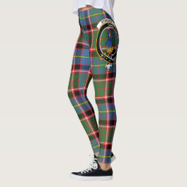 Scotstee Clan Stirling Crest Tartan Women Leggings