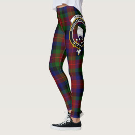 Scotstee Clan Tennant Crest Tartan Women Leggings