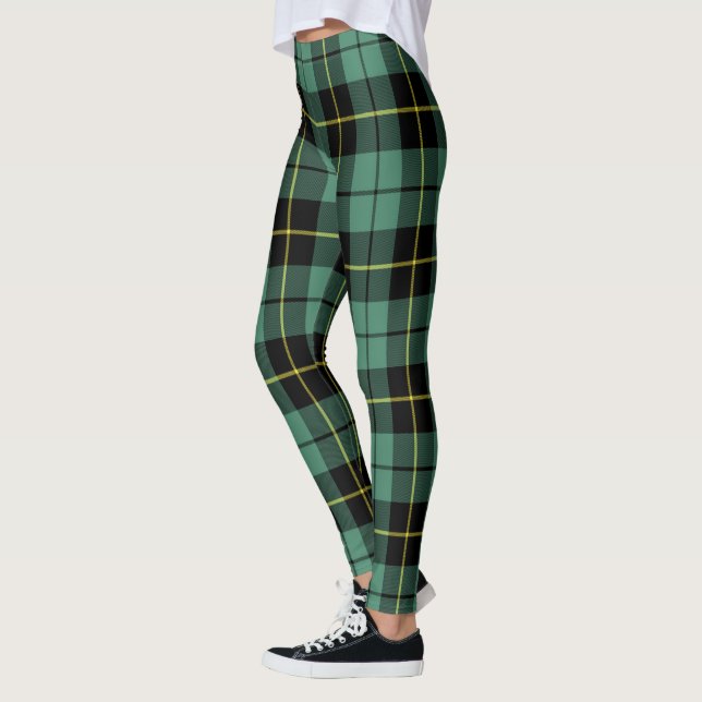 Scotstee Clan Wallace Ancient Tartan Women Legging (Esquerda)