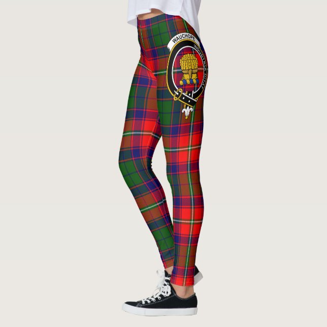 Scotstee Clan Wauchope Crest Tartan Women Leggings (Esquerda)