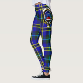 Scotstee Clan Weir Crest Tartan Women Leggings