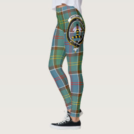 Scotstee Clan Whitelaw Crest Tartan Women Leggings