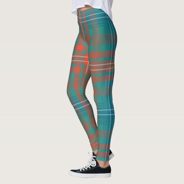 Scotstee Clan Wilson Antigo Tartan Women Leggings (Esquerda)