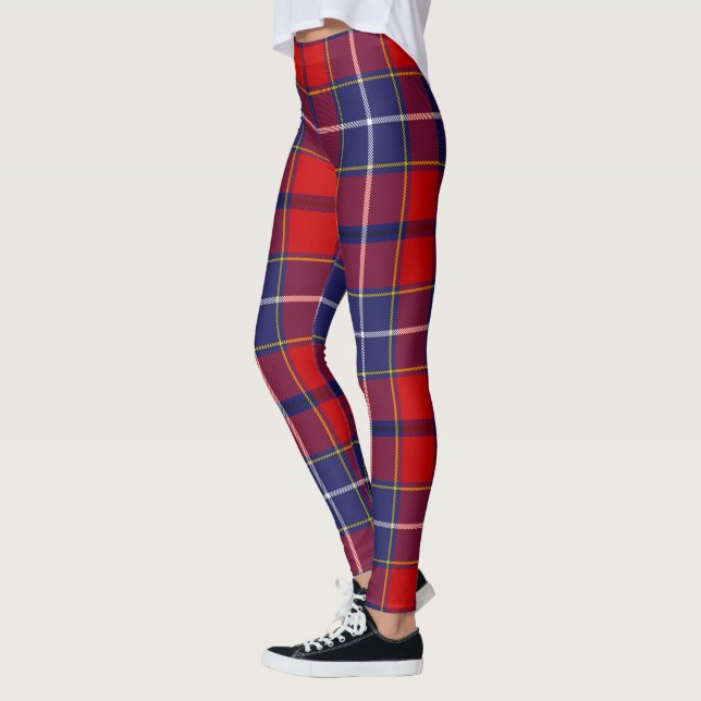 Scotstee Clan Wishart Tartan Women Leggings (Esquerda)