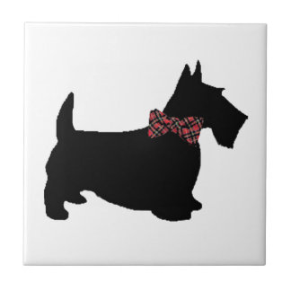Scottie Dog em Xadrez Arco Tie