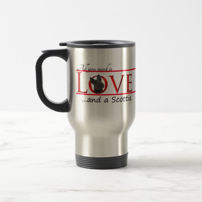 Scottie Love Caneca de viagem (Esquerda)