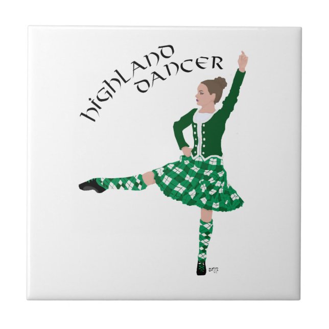 Scottish Highland Dancer - Green (Frente)