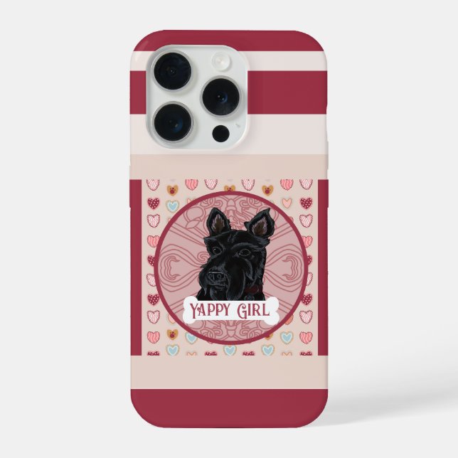 Scottish  Terrier name Heart iPhone 11 Pro Case  (Verso)