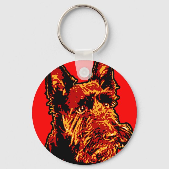 Scottish Terrier (Scottie) Chaveiro (Frente)