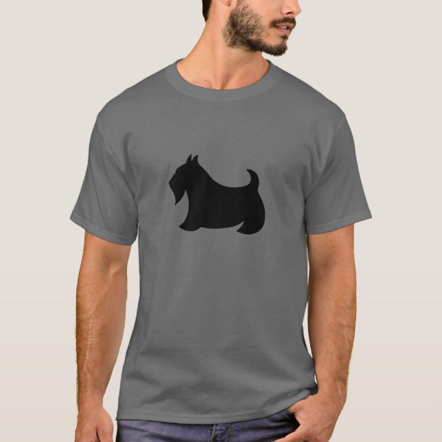 Scottish Terrier Scotty Dog T-Shirt Top Gift (Frente)