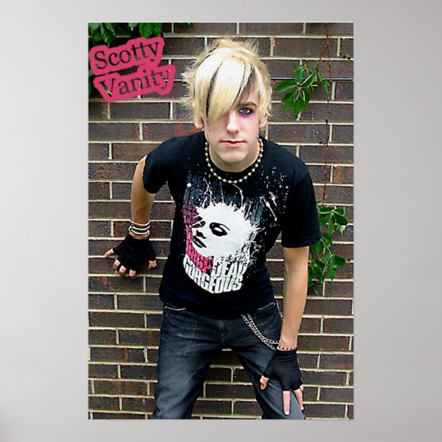 Scotty Vanity Brick Wall Poster (Frente)