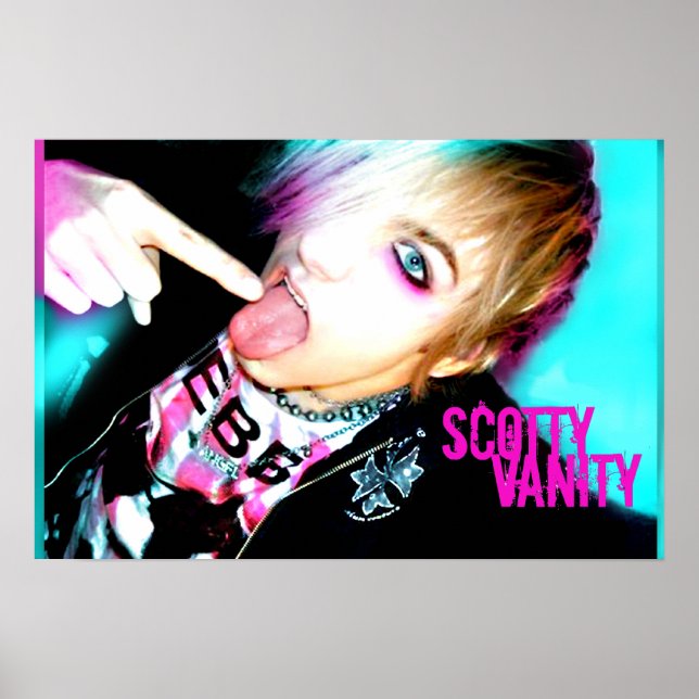 Scotty Vanity Tongue Poster (Frente)