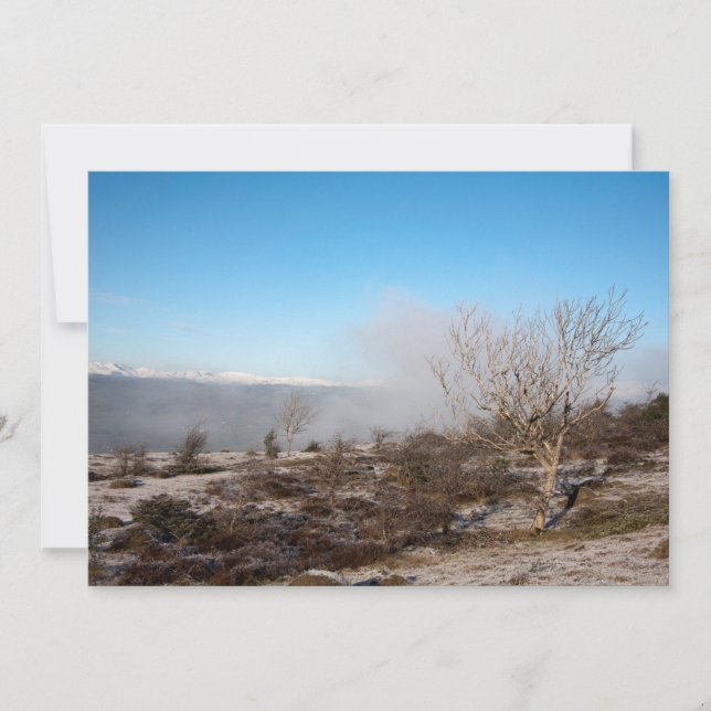 Scout Scar Cumbria England Holiday Card (Frente)