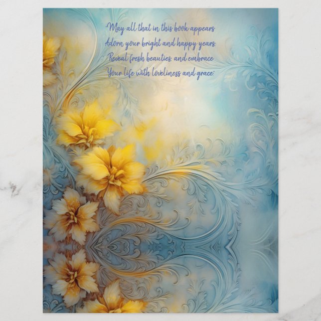 Scrapbook de 8 1/2x11", Diário Lixo, página de dis (Frente)