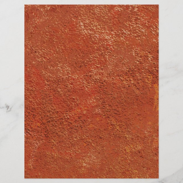 Scrapbooking de Textura de Ferrugem de outono (Frente)