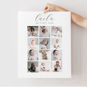 Script 1st Year 12 Photo Collage Poster