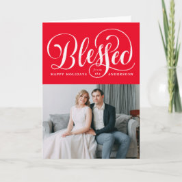 Script Abençoado | Cartão de Feriado Dobrado