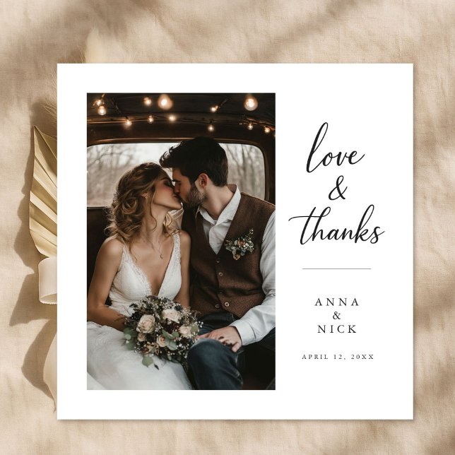 Script Amor e Agradecimento Moderno Foto Casamento (Criador carregado)