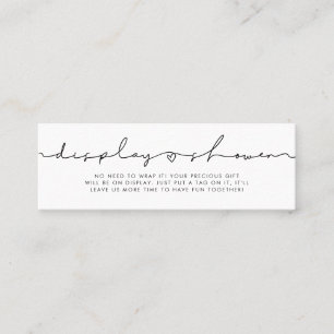 Script branco-branco Exibir inserção do chá