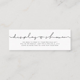 Script branco-cônico Exibir inserção do chá