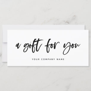 Script Casual Moderno Certificado de oferta