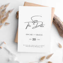 Script Clássico Moderno Salve O Convite De Data