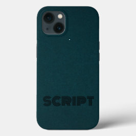 Script DarkGreen do na moda Monograma