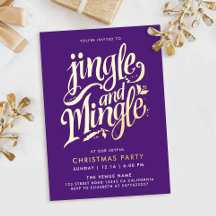 Script De Caligrafia Roxo E Dourado Moderno