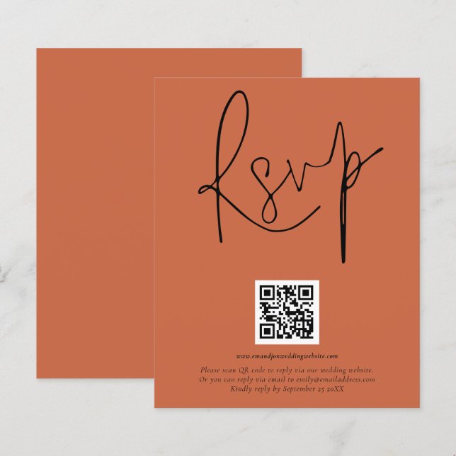 Script de Código QR de Orçamento Casamento Terraco (Frente/Verso)