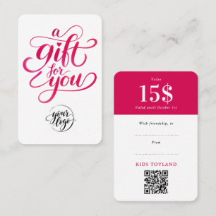 Script de Código QR de Voucher de Desconto de Pres