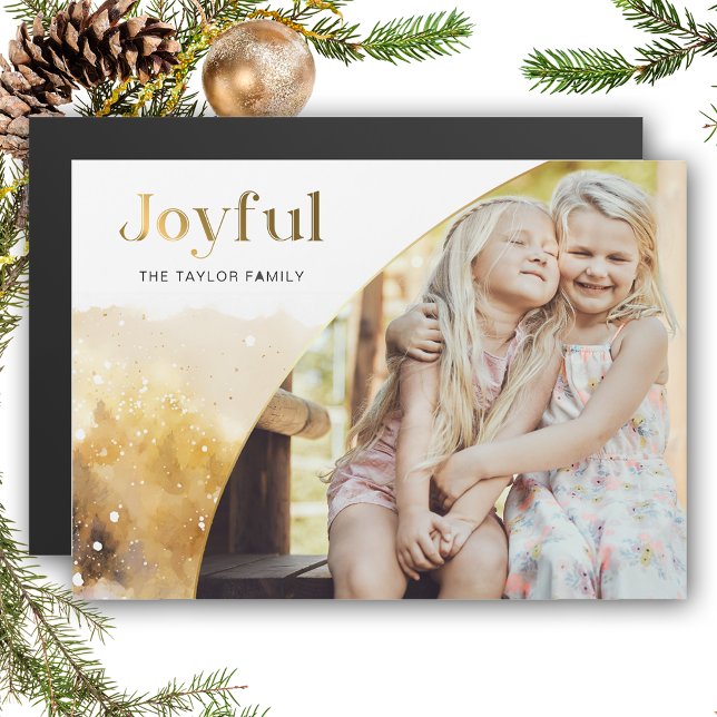 Script de Joyful Dourado Chic com Foto Curvada (Criador carregado)