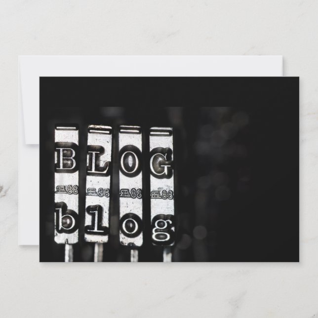 Script de máquina de escrever de blog (Frente)