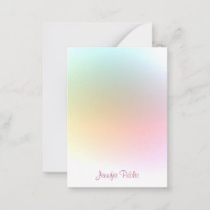 Script de Tipografia Modelo Colorida de Tendência