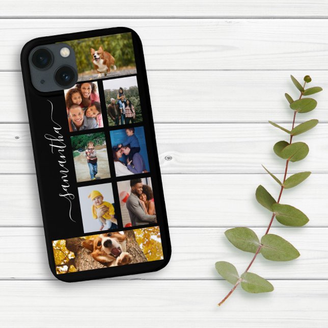 Script do Nome do Monograma da Colagem de Fotograf (Criador carregado)